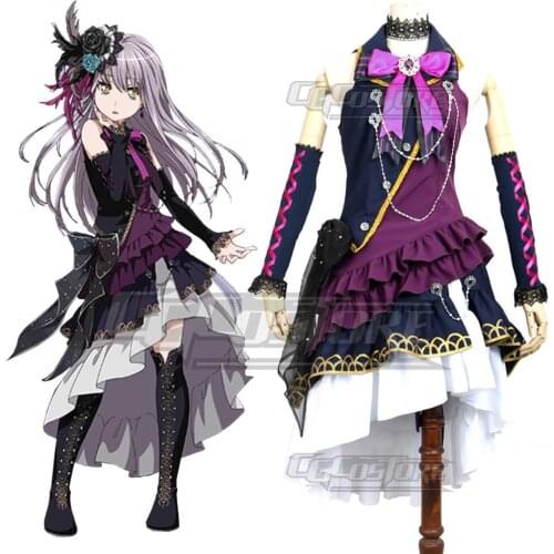 Bang Dream! Minato Yukina Cosplay Costume Anime Dresses Christmas Halloween Free shipping CG166