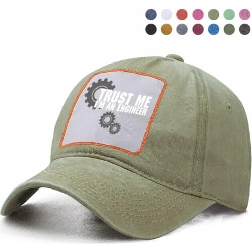 Humorous Trust Me I Am An Engineer Baseball Cap Woman Berets Ponytail Caps Dad Trucker Snapback Solid Hat Boinas Gorras Sun Hats