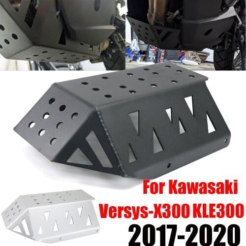 Motorcycle Skid Plate Engine Guard Chassis Protection Cover Belly Pan Protector For Kawasaki Versys X300 X 300 KLE300 KLE 300