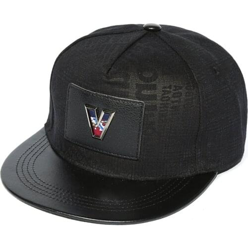 2020 Korean new fashion letter V hip-hop hat baseball cap men and women outdoor sport trend couple cap flat casual shade sun hat