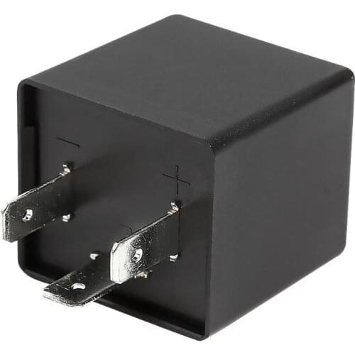 EP35 JL02 3 Pin Adjustable LED Flasher Relay Fix LED Turn Signal Hyper Flash Can Connecte to Ordinary Lights of Led Lights