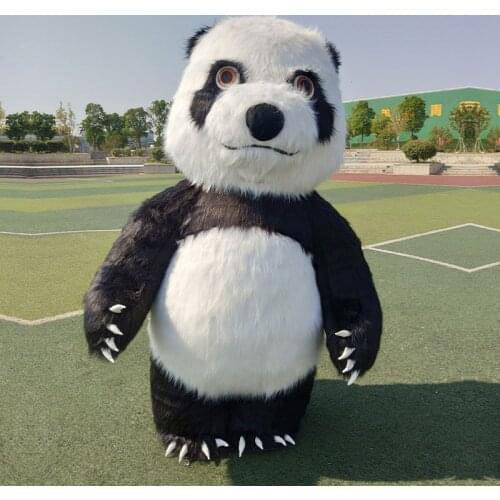 3m Ininflatable Plush Giant Polar Bear Panda Doll Mascot Costume Shopping Mall Promotion Animation Performers Clothing