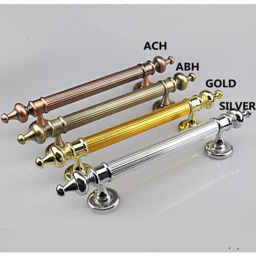 350 290 260mm vintage style woodeen door unfole install handles pulls antique copper antique brass gold silver big gate handles