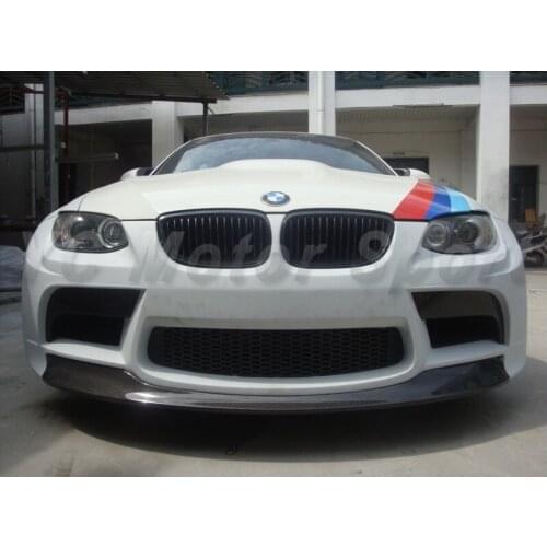 Car Accessories FRP Fiber Glass Front Bumper with CF Lip Fit For 2008-2011 E92 E93 M3 VRS Style Front Bumper with lip