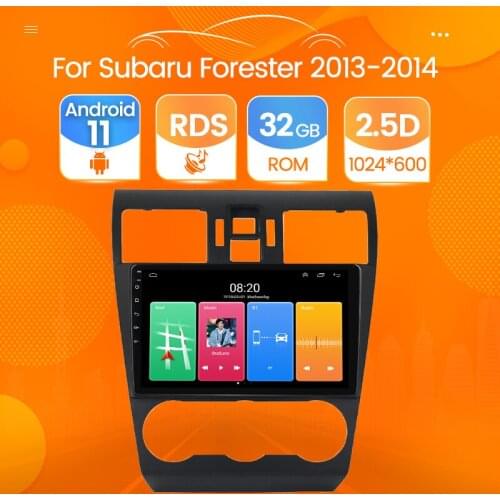Car Radio For Subaru Forester XV WRX 2012 2013 2014 2015 Multimedia Player 2Din Navigation GPS Android 11 WIFI Stereo with frame