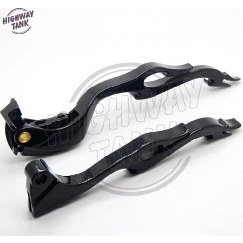 CNC Aluminum Black Flame Motorcycles Brake Clutch Levers Sets Case for Kawasaki Ninja ZX10R ZX-10R 2006-2007