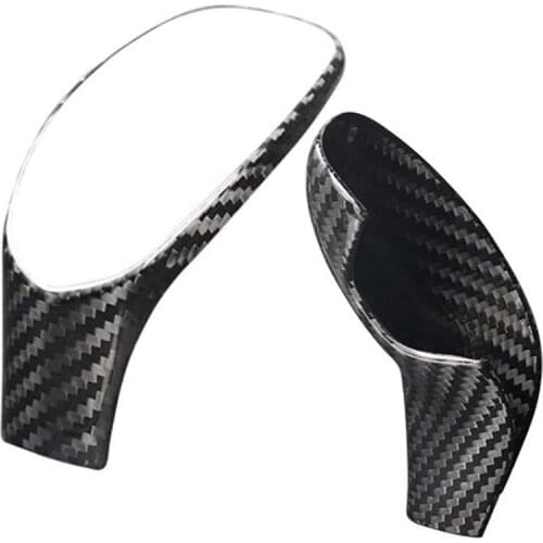 For Cadillac XT5 CT5 2016-2020 Car Carbon Fiber Gear Shift Knob Cover Trim Fit Decoration Sticker