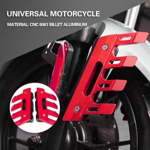 For Honda MC22 CBR400 NC23/35 NSR250 P3 CA250 Mudguard Side Protection Mount Shock Absorber Front Fender Cover Anti-fall Slider