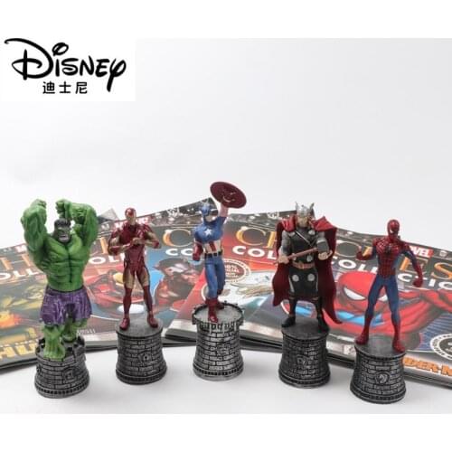Disney Marvel PVC Avengers Spiderman Captain America Iron Man Hulk Thor Action Figure Dolls Christmas Birthday Gift toys for Kid