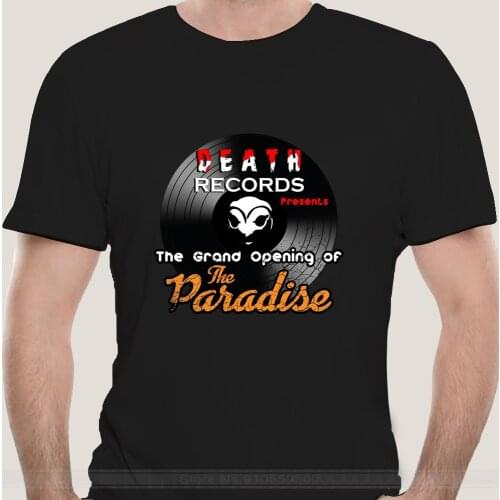 Men t-shirt Death Records from Phantom of the Paradise tshirt male brand teeshirt men summer cotton t shirt