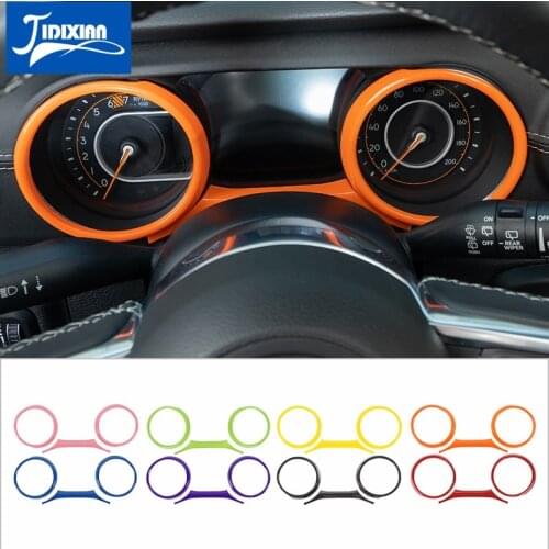 MOPAI Car Dashboard Decoration Cover Stickers for Jeep Wrangler JL 2018+ Accessories for Jeep Gladiator JT 2018