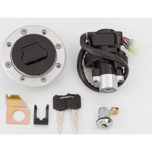 Motorcycle Fuel Tank Cover Cap Lock With Ignition Switch Lock FOR Suzuki SV650 GSXR1000 GSXR750 GSX600F RF400 RG125