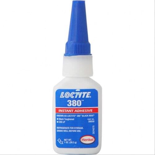 Loctite380 480 410 4210 black glue rubber metal repair agent loctite glue UPS send