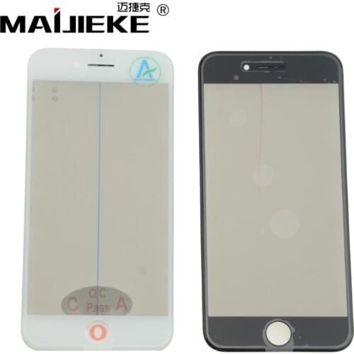 MAIJIEKE 4 in 1 Cold Press Front Screen Outer Glass+Frame OCA+Polarizer For iPhone 8 7 6 6s plus 5 5s Screen Glass Replacement