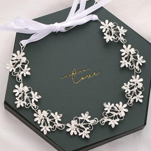 Metal Flower Headband Hairband Women Tiara Headband Hair Accessories For Women Wedding Accessories