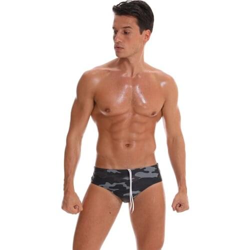 2021 New Mens Swim Briefs Sexy Push Up Pad Summer Swimsuits Man Swimming Shorts Beach Bathing Suit Male Swimwear