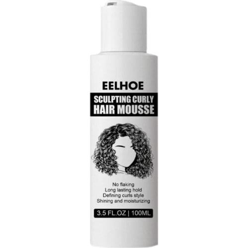 Brighten Hair Color Liquid Curly Hair Mousse Bounce Boost Cream for Women