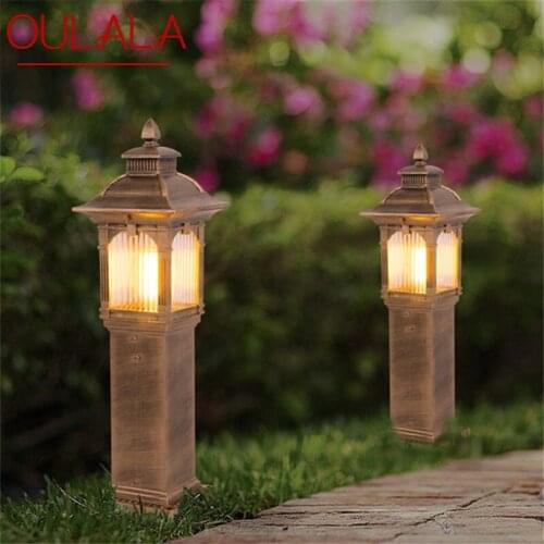 OULALA Lawn Lamp Outdoor LED Waterproof Modern Patio Garden Light For Home Porch Garden Villa Post Light