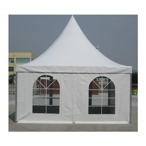 4 x 4m Pagoda Tent with Clear Church Windows