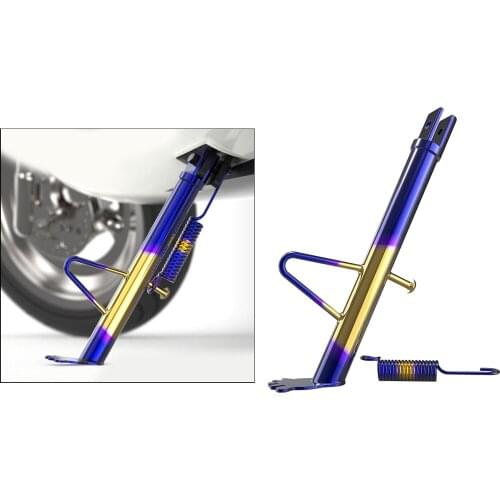 Durable Motorcycle Scooter Side Support Kickstand Parking Rack Motorbike Accessories High Quality