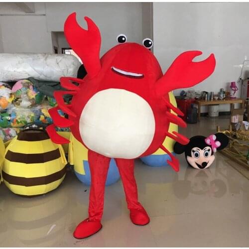 [TML] Cosplay Marine life prawn crab Mascot Costume shrimp Cartoon character costume Advertising Party Costume animal carnival