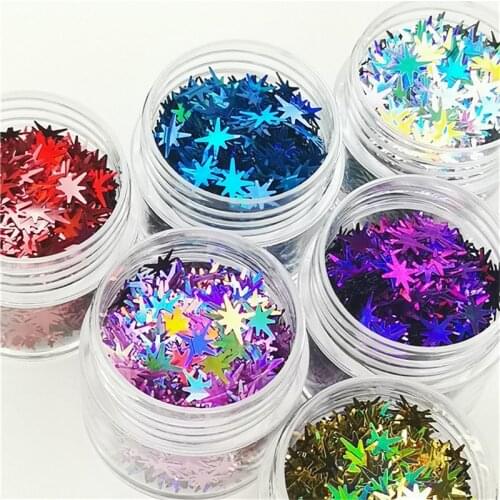 Pailette Ultrathin Star Sequins 10mm PET Paillettes Laser Sequin for Nails Art Wedding Christmas Decoration Confetti 8g