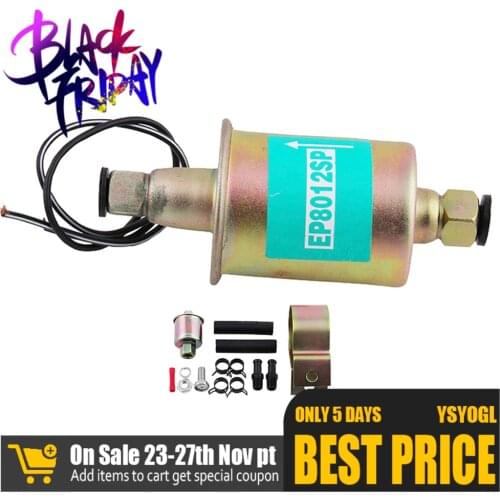 Universal Self priming leather hoses fuel pump For All 12 Volt Cars Trucks Boats & Generators E8012S, FD0002, P60430, EP12S