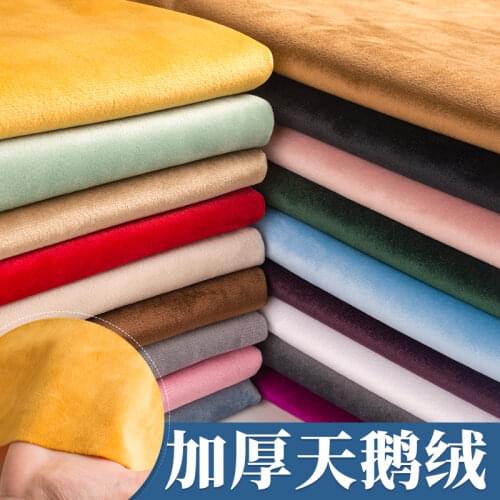 Velvet Fabric Thickening Flannel Fabric Velvet Pillow Sofa Curtain Tablecloth Home Decoration Gold Velvet Apparel Sewing Fabric