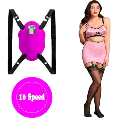 Vibrating Pants Butterfly Masturbation Clit Vibrator Strap On Invisible Underwear Pants Clit Vibrator for Female Sex Toys