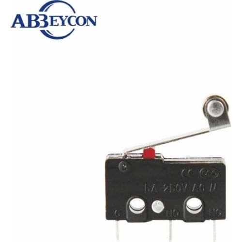 YT KW10-N Z type light force push button miniature micro switches with roller lever roller switch