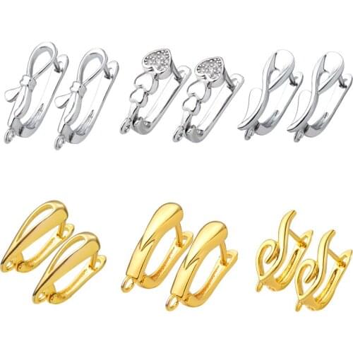 Peixin glamour womens earrings jewelry making supplies DIY earring hook crystal tassel handmade jewelry accessories wholesale