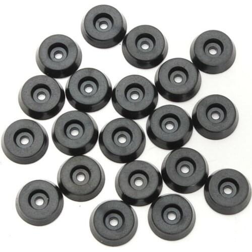 20pcs Rubber Table Chair Furniture Feet Leg Pads Tile Floor Protectors 18x15x5mm