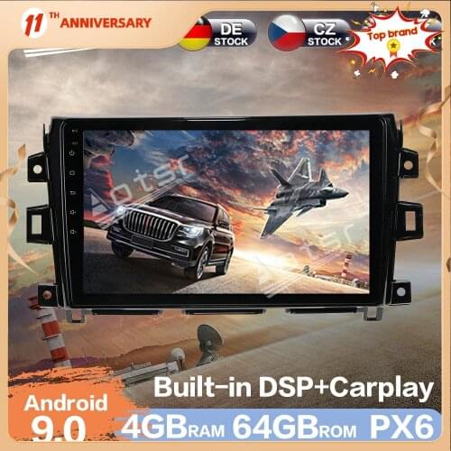 Aotsr Android 9.0 RAM 4GB Car Radio Player GPS Navigation For NISSAN NP300 Navara 2014+ DSP Car Auto Stereo Video HD Multimedia