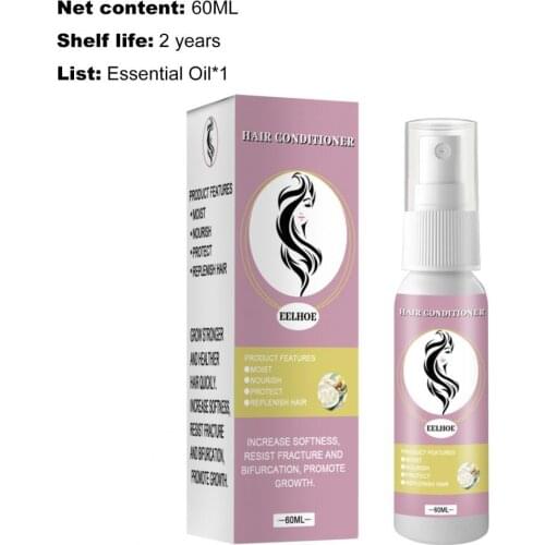 Essential Oil 60ML/Bottle Essential Oil Safe Moisturizing Compact Scalp Treatment Hair Growth Conditioner Salon Essential Oils