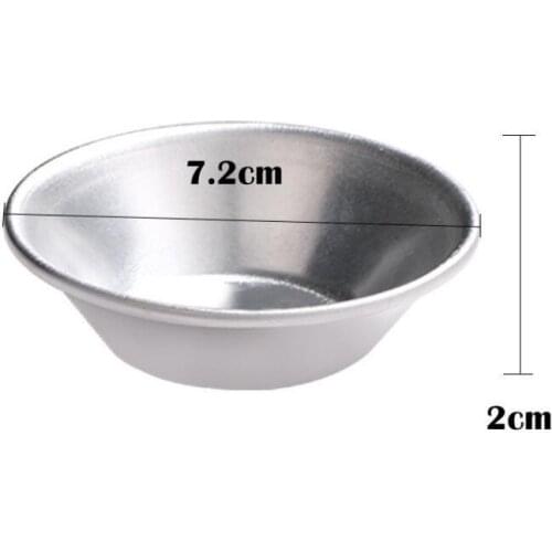 Egg Tarts Mould 7cm Pasteis De Nata Oven Bake Round Custard Tin Cake Cupcake Rice DIY Baking Tool LX7478