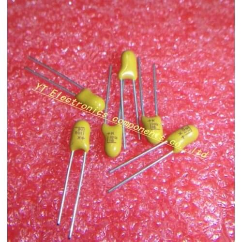 20pcs/lot DIP Tantalum Capacitor 16V 10UF 106 2.54 mm Best quality