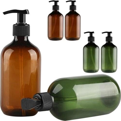 300/500ml Bathroom Portable Soap Dispenser Lotion Shampoo Shower Gel Pump Dispensing Travel Packaging Cosmetic Container
