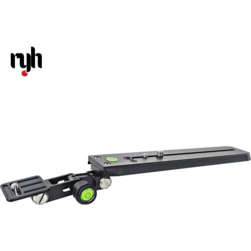 Telephoto Lens Bracket Slide Rail Quick Release Plate Clamp Adapter With 1/4'-3/8inch Screw for Benro S Video S6 S8 Monopod