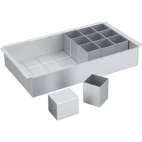 Kitchen Rectangle Aluminum Alloy Movable Type Alphanumeric Puzzle Movable Type Baking Cake Mold Number Tins Mould