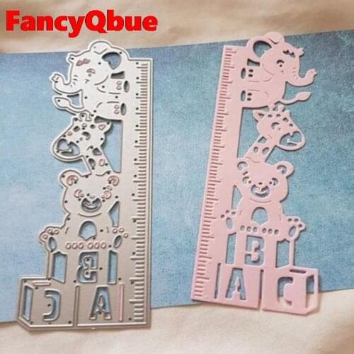 Animal Ruler Metal Cutting Dies Cut Die Mold Decoration Scrapbooking Embossing Paper Craft Mould Punch Stencils