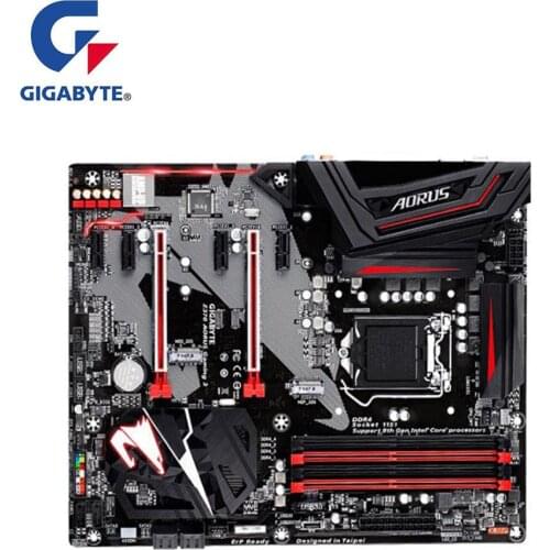 For Gigabyte GA Z370 AORUS Gaming 3 Motherboard LGA 1151 Z370 Used Desktop Mainboard M.2 nvme PCI-E X16