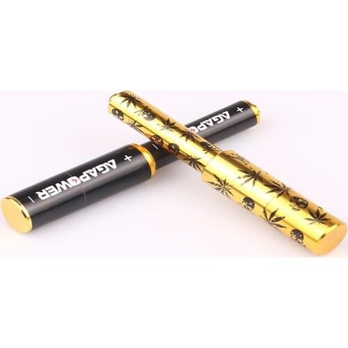 Battery Modeling Quality Metal Pipes Tobacco Pipe Creative Smoking Pipe Smoke Pipe Narguile Grinder Cigarette Holder Mouthpiece