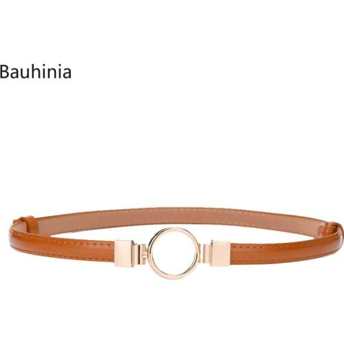 2021 New Ladies 92*1.4cm Thin Belt Simple Design Versatile Dress Decoration Fashion Retro Belt 4 Colors Optional