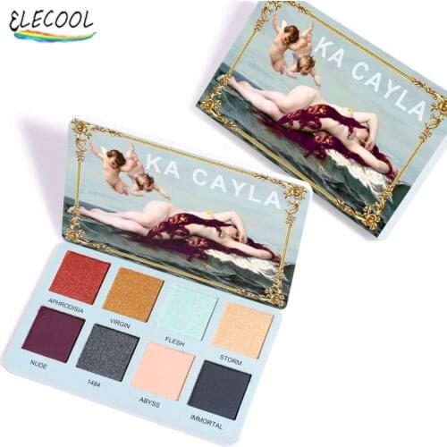 ELECOOL Mode Eyeshadow Palette Cosmetica 8 Kleuren Matte Oogschaduw Palette Glitter Oogschaduw Eye Make-Up Naakt Make Set Beauty