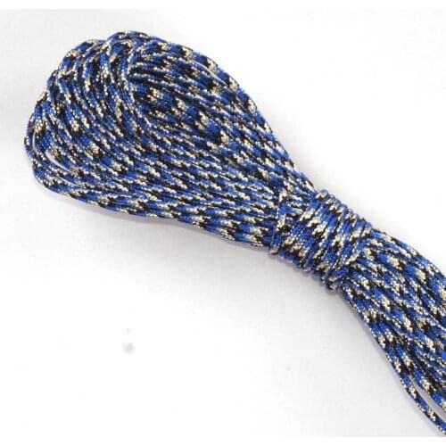 Dia 2mm 5 10 20 30 Meters 1 stand Paracord Parachute Cord Lanyard Tent Rope For Hiking Camping Clothesline DIY Bracelet