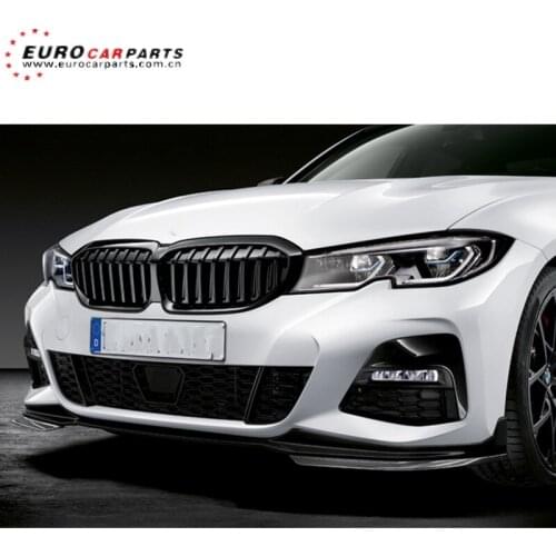 G20 front winglet fit for 3 series 2018-2019 sport to MP style DRY carbon fiber winglets