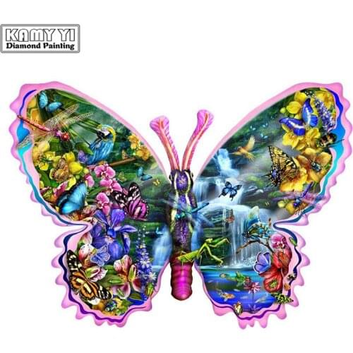 Full Round Diamond 5D DIY Diamond Painting Embroidery Cross stitch butterfly Rhinestone Mosaic Painting Decor Gifts