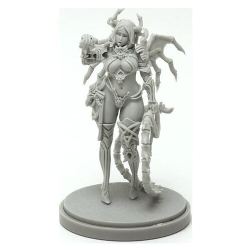 Special Die Casting Resin Model KD 68 Dark Paladin Resin White Model Free Shipping