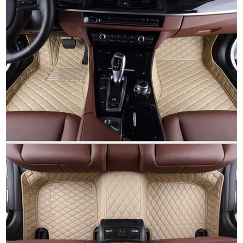 No Odor Full Surrounded Special Car Floor Mats for Audi A8L A4 A6 A3 Q3 Q5 Q7 TT Wear-resisting Non-slip Carpets Waterproof Rugs