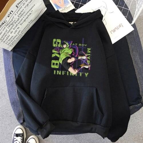 Kawaii SK8 The Infinity Hoodies Long Sleeve Men/women Streetwear Pullovers Korean Fashion Skate Infinity Miya Anime Sweatshirts